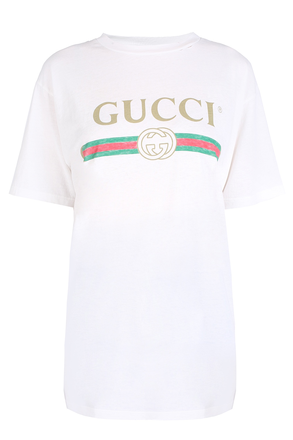 Tシャツ・カットソー GUCCI SS25 Clamp print shirt (832898Z7AP1 7033) GUCCI（グッチ）の「GUCCI Tiger-print jersey T-shirt（Tシャツ